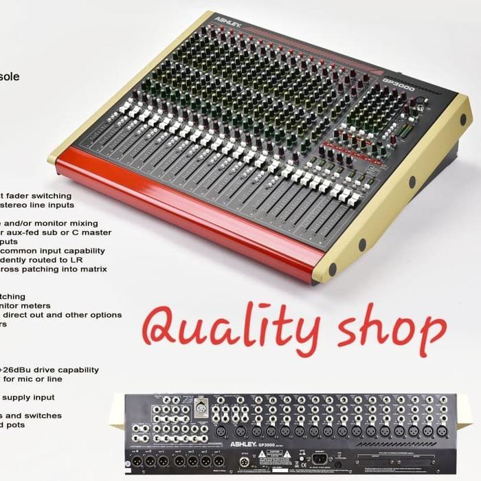 Mixer Ashley 16 Channel gp3000 baru Original