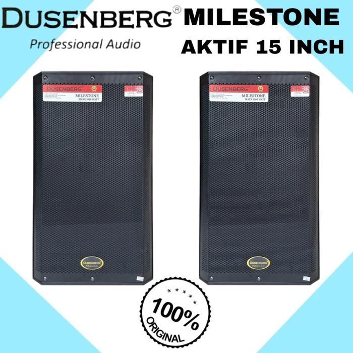 SPEAKER AKTIF BLUETOOTH KARAOKE SMART TV YOUTUBE DUSENBERG 15 INCH MILESTONE 15 SPEAKER KARAOKE INDO