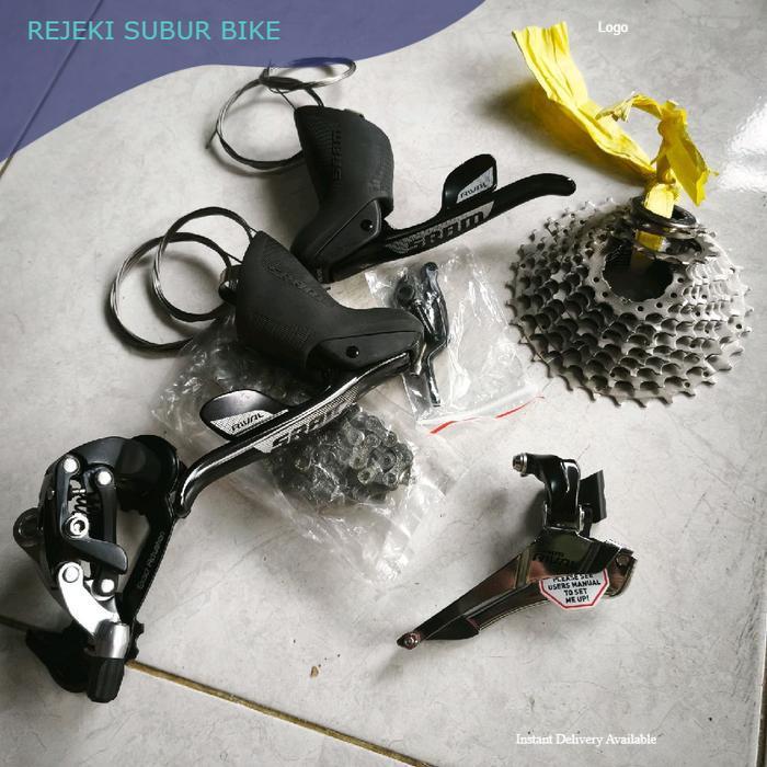 mini Groupset SRAM Rival 2 x 11 speed brifter rd fd sprocket rantai sepeda roadbike balap rb