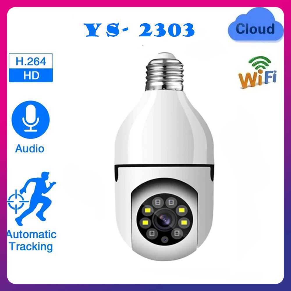 Kamera CCTV Bohlam WiFi IP Camera IR Motion Sensor E27 2MP 1080P - YS-2303
