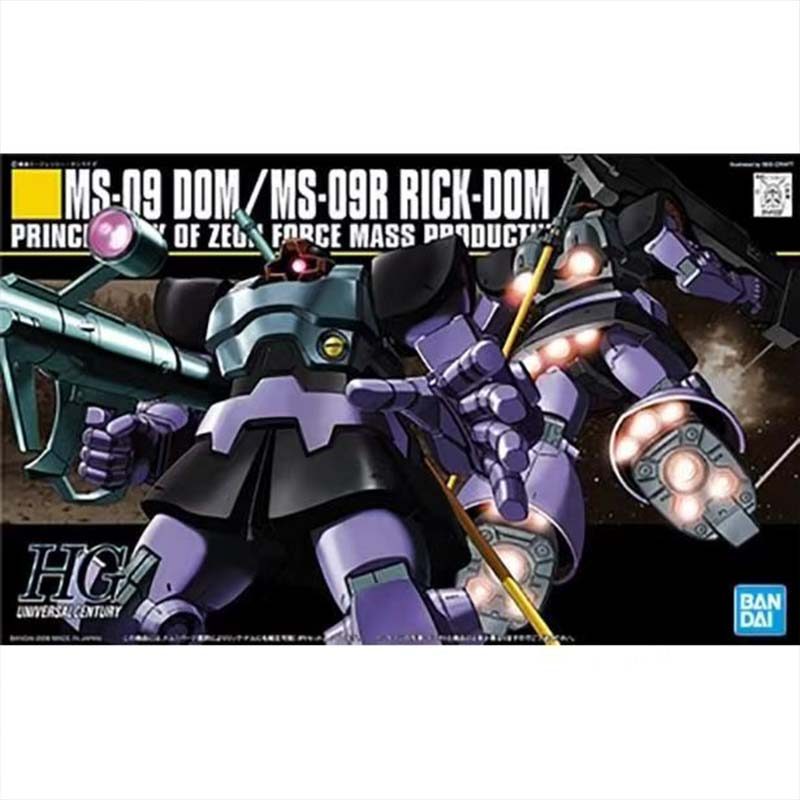 Bandai Gundam Model Kit HGUC RX-79G Ground Ez8 Gouf Custom Zaku 2 Rick Dom Acguy Action Figure Gunpl