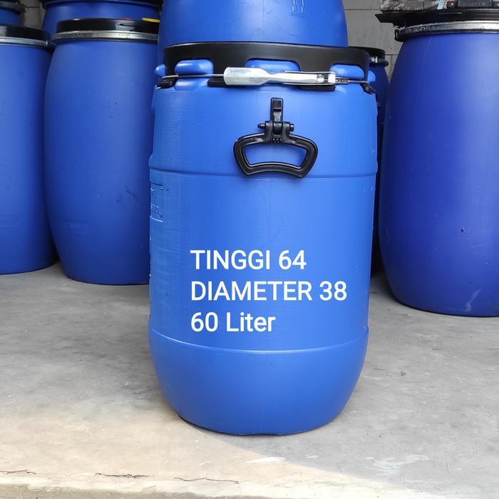 Drum Plastik/Drum Air Sampah/Tong Sampah 60L/Tempat sampah plastik