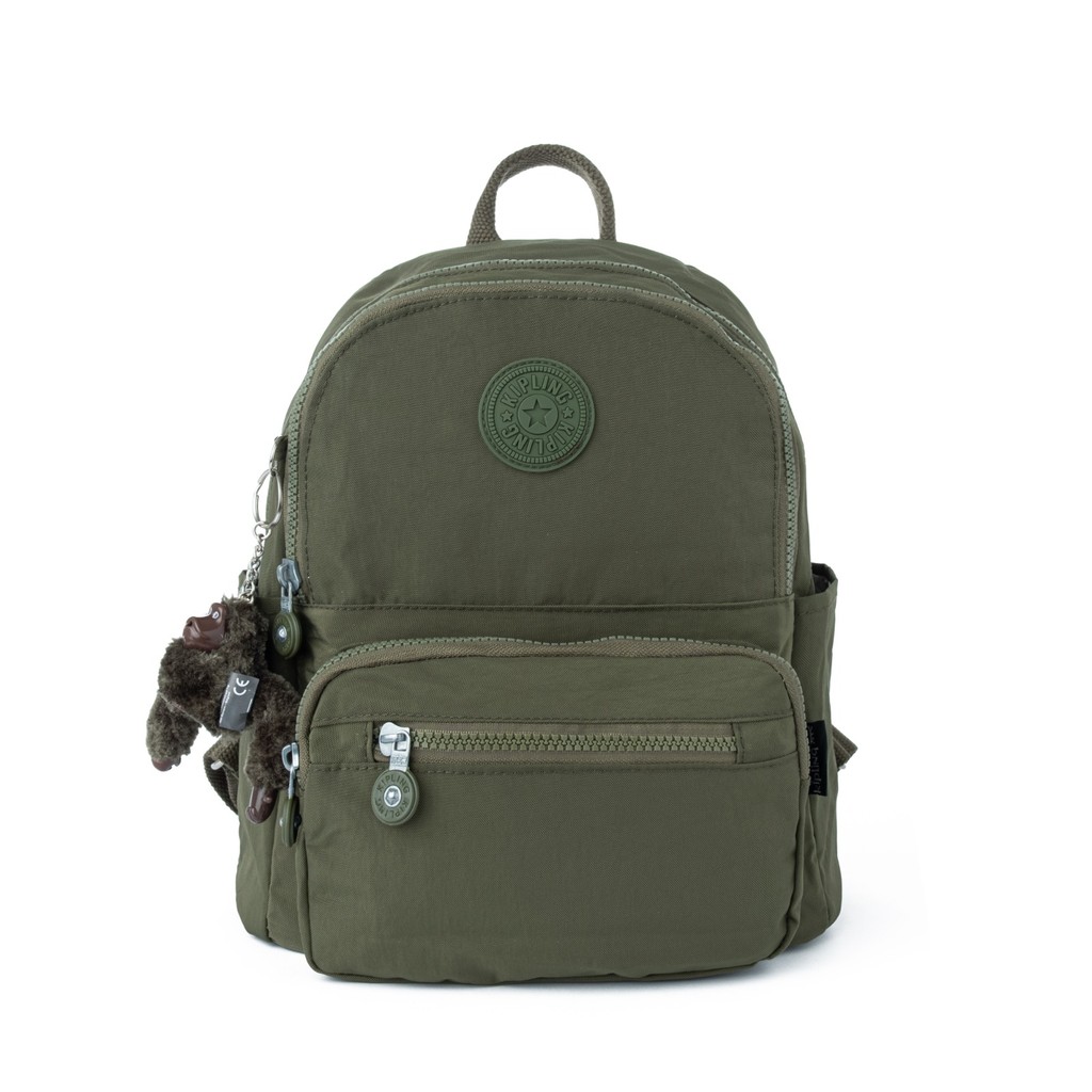 Tas Ransel Wanita Pria Nylon Anti Air Ringan Medium Tas Sekolah Kerja Traveling