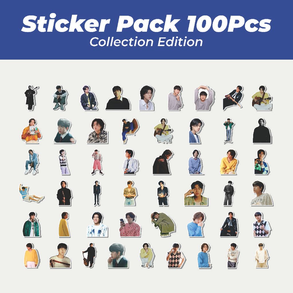 Hot Stiker Stiker Lee Mujin Lucu Anti Air Stikers Berperekat Waterproof Sticker Decal Buat Motor Hel
