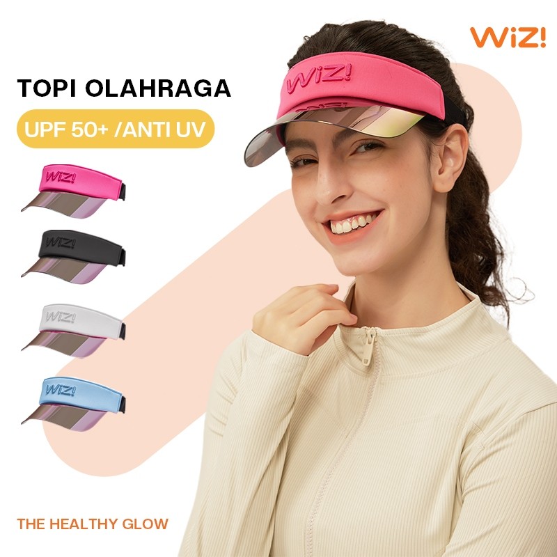 KLEPU.ID WiZi Topi Pelindung Wanita Sinar Matahari Solar Visor Topi Baseball Anti-UV Dapat Disesuaik