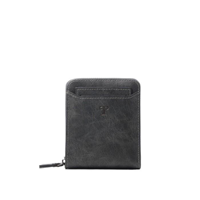 promo  -Dompet Pria Wanita Troy Classic Avero Horo Bahan Kulit - Horo Coklat