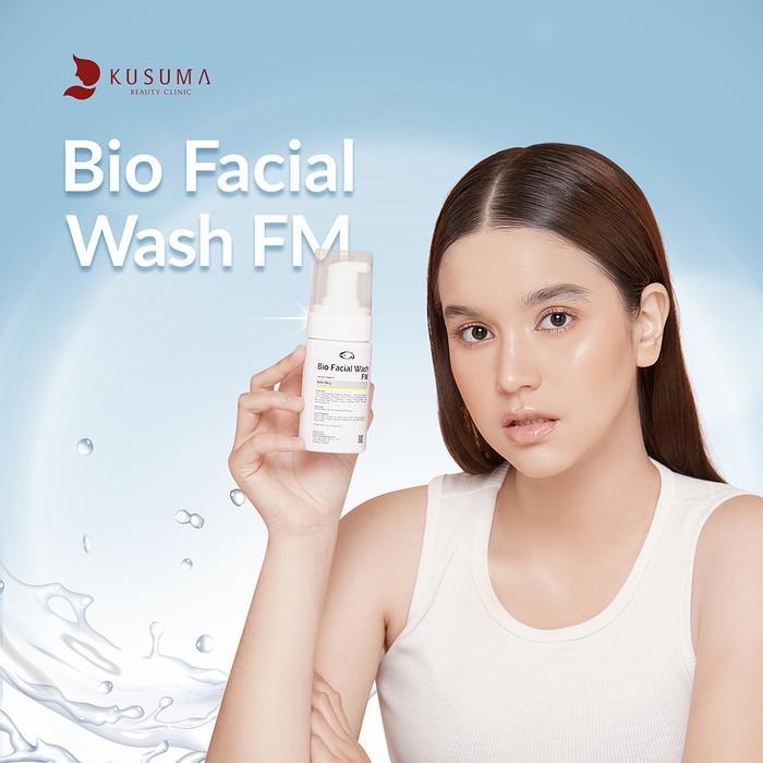 promo  -Kusuma Beauty - Bio Facial Wash FM 100ml - Sabun Cuci Muka Foam Lembut pembersih  wajah