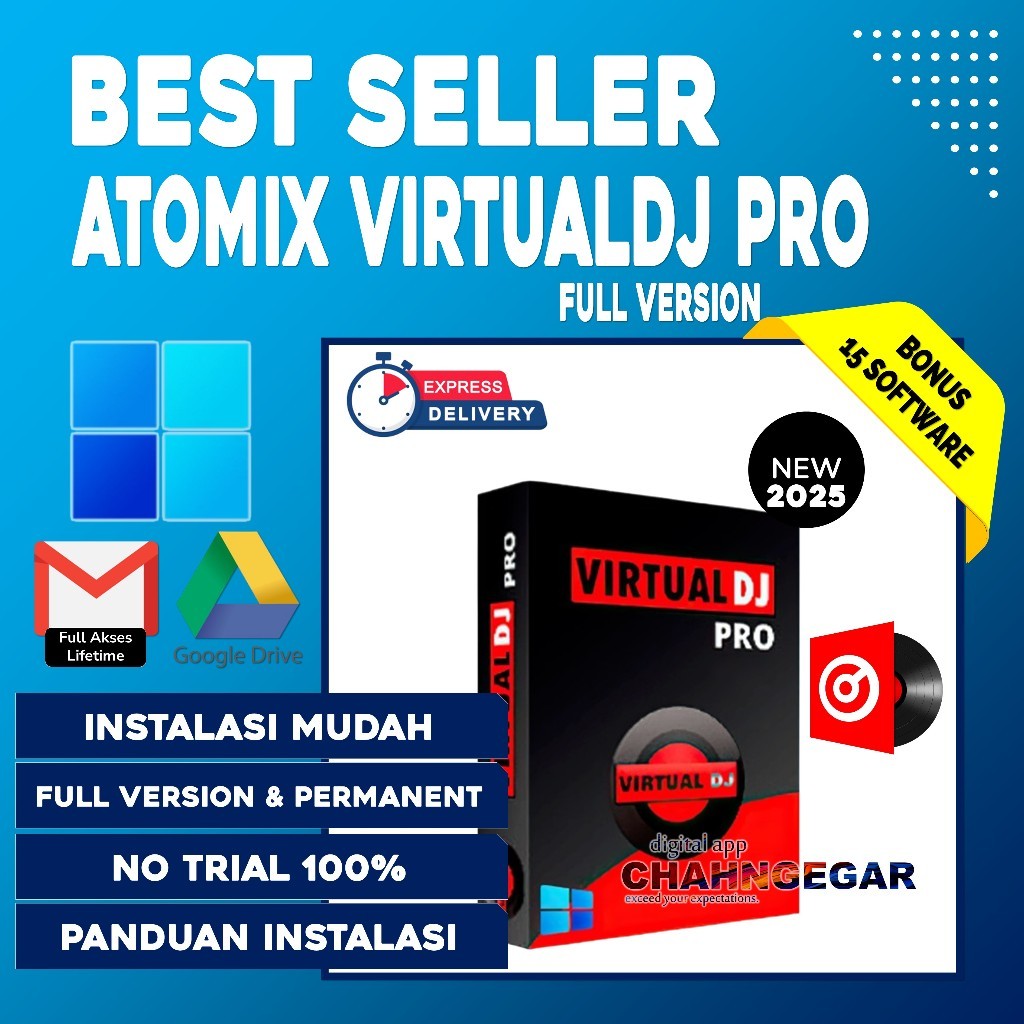 Atomix VirtualDJ Pro 2025 Infinity Full Software Mixing Virtual DJ | BUKAN Ableton Live Suite / Smaa