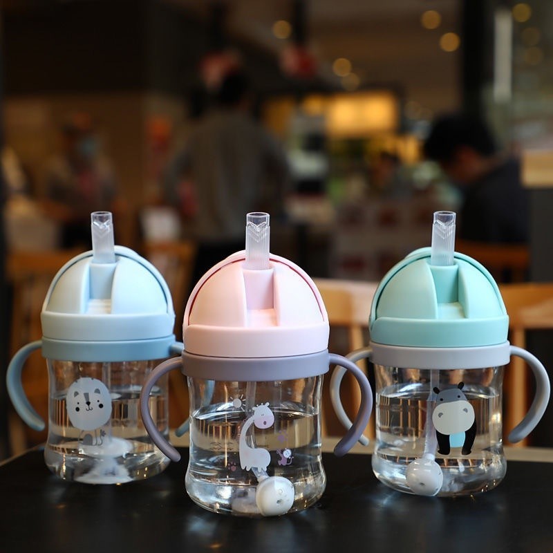 Bo5598 Botol Minum Bayi / Gelas Anak Balita Training Cup Dengan Pegangan Tangan / Botol Minum Bayi /