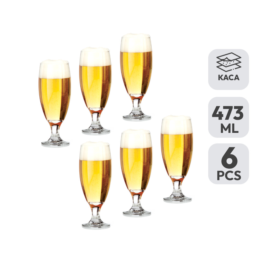 Informa Libbey 473 ml Set 6 Pcs Embassy Gelas Wine Wine Champagne Glass Peralatan Minum Wadah Minuma