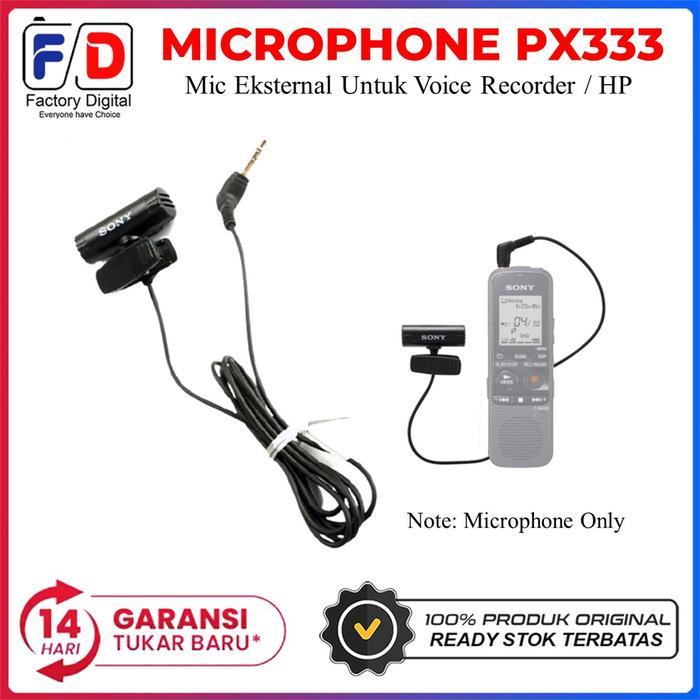[KOROBI JAYA] Microphone PX333 Mic Voice Recorder Sony PX-333