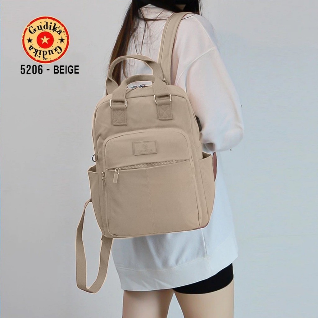 Tas Punggung Laptop 14 Inch With USB Port Charging Premium Quality Bahan Waterproof - GUDIKA 5206