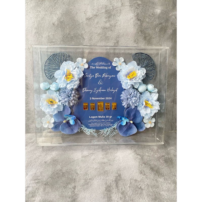1 hari jadi MAHAR FULL AKRILIK CUSTOM | MAHAR PERNIKAHAN | MAHAR CUSTOM | AKRILIK MAHAR CUSTOM terla