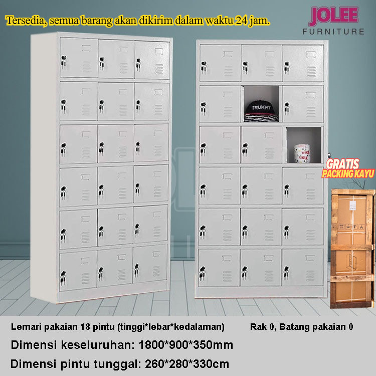 Kirim segera Pemasangan loker multi 1-24 pintu yang mudah,Loker Besi,Lemari Besi Filling Cabinet