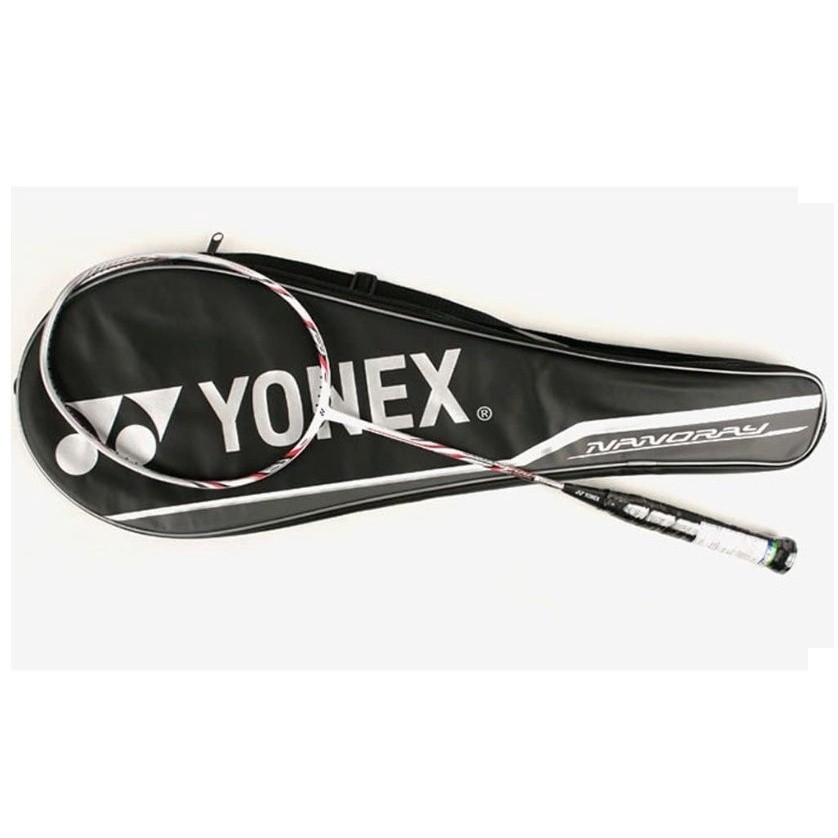 Herus Official Store-Yonex Badminton Frame (Unstrung) Nanoray 700 FX JPN (M) 4UG5  - White/High Red 