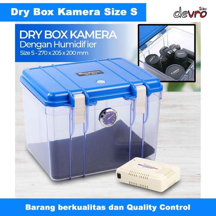 [PHOTO SHOOT] Dry Box Kamera Kotak Kering Size S with Dehumidifier - WONDERFUL DB-2820 Camera - Biru