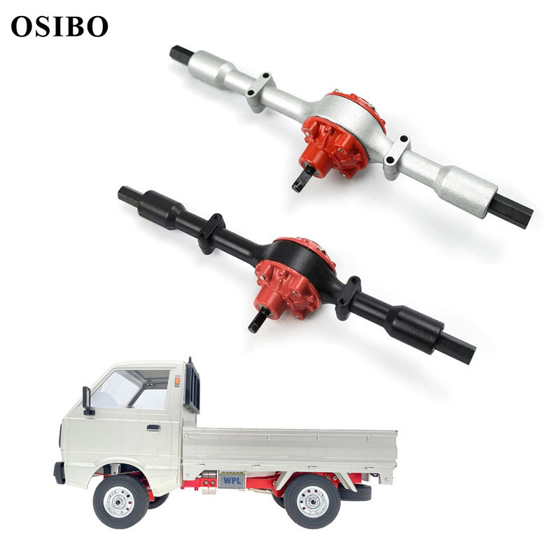 Metal Gear Rear Axle Housing with Drive Shaft Y for WPL D12 C14 C24 C24-1 B14 B24 B36 Mini Truck Upg