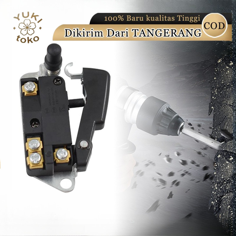 Saklar On Off HM0810 Skakel Bor Bobok Switch Listrik Mesin Bobok