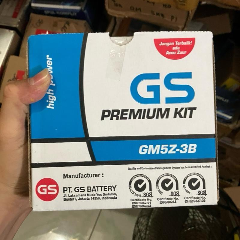 Aki basah GM5Z KIT GS ASTRA ORIGINAL 100% grand /supra /jupiter/ vega/ mio