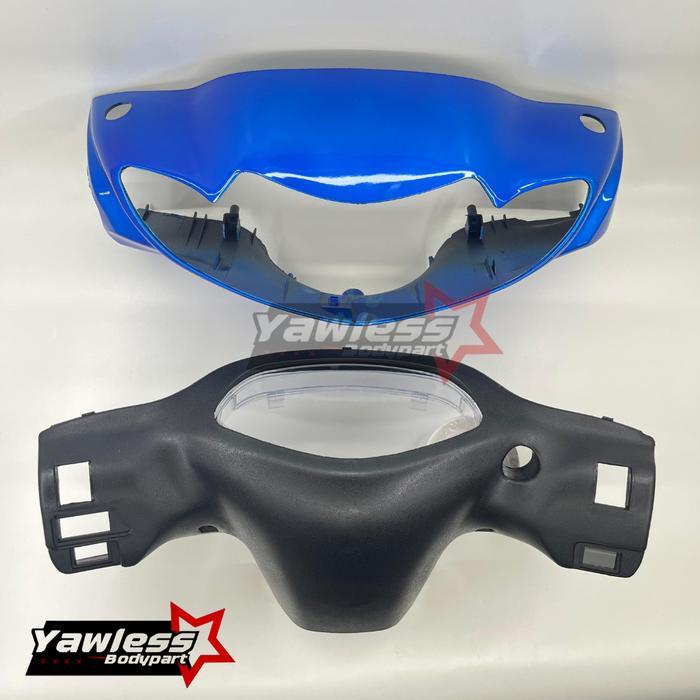 BARU Batok Smash 110 lama / Batok Smash 110 Komplit Dengan Mika Speedometer - D/B+Mika Biru