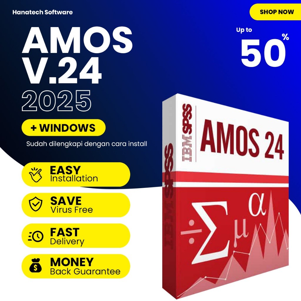 Software Olah Data: Amos 24 Full Version Lifetime