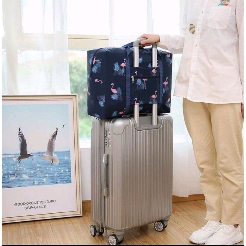 TAS TRAVEL LIPAT BESAR MULTIFUNGSI TAS PERLENGKAPAN BAYI TAS BAJU