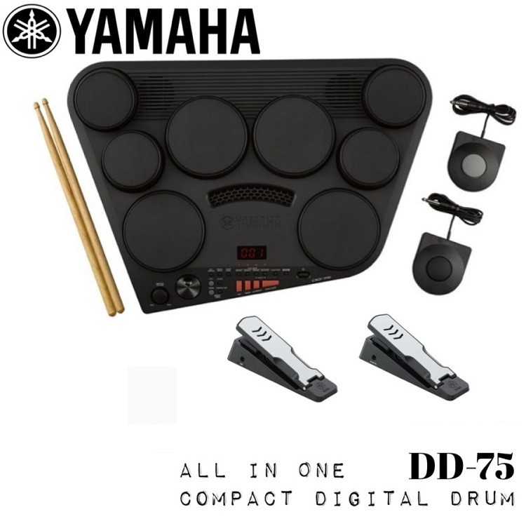 Drum elektrik Yamaha DD-75/Yamaha Portabel Drum electric DD75