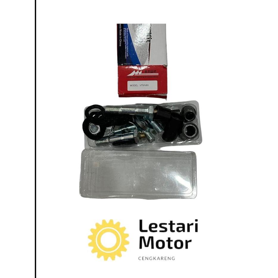 REPAIR KIT BOSH KIT SHOCK SHOCKBREAKER DEPAN YAMAHA V 75 V80 KAWA