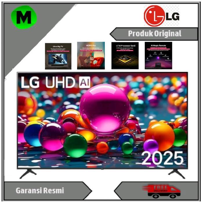 LG Televisi 50 Inch 50UA7550PSA Smart TV 4K UHD HDR Prosesor AI alpha 7 Gen8 Garansi Resmi Produk Or
