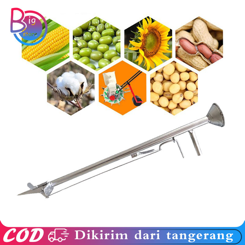 Alat Tanam Jagung Kacang Tanah Kedelai Benih Simple Planter Manual Alat Tanam Biji Jagung