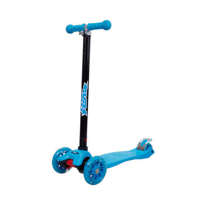 PROMO!No Fear Unisex Kids Skate Scooters - BlueREADY