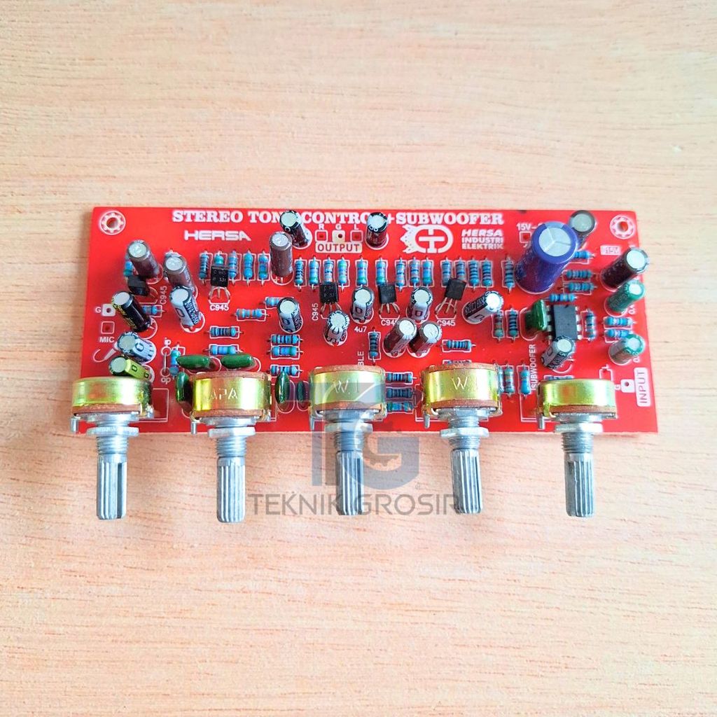 Tone Control Stereo Subwoofer Mic 5 Pot Bass Treble Volume Non CT 15V–24V DC Audio DIY