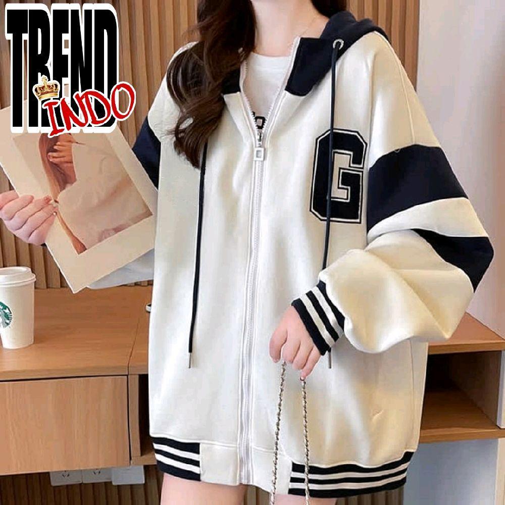 Jaket Hoodie Pria Wanita Two Tone Bigsize S M L XL 2XL 3XL 4XL 5XL 6XL (bisa custom logo) Banyak pil