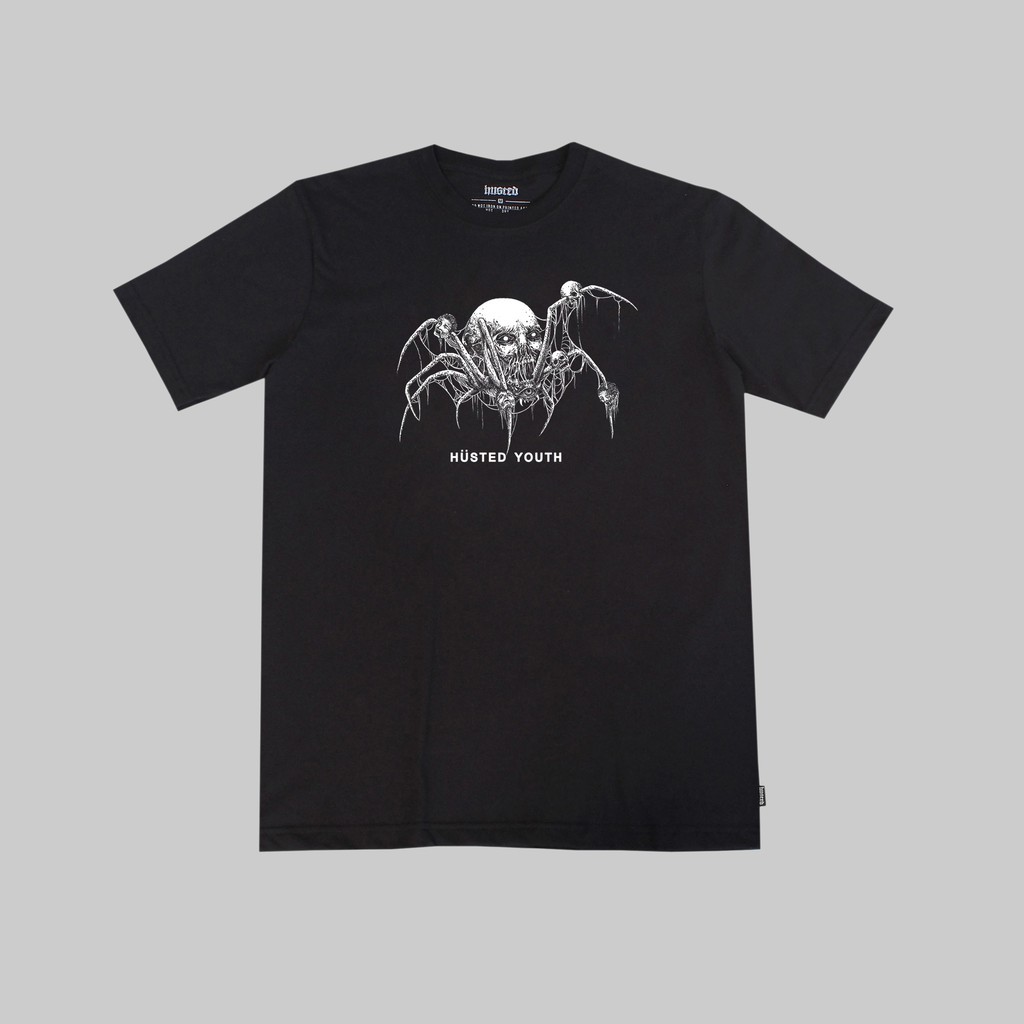 (COD) HUSTED KAOS HITAM SLITH