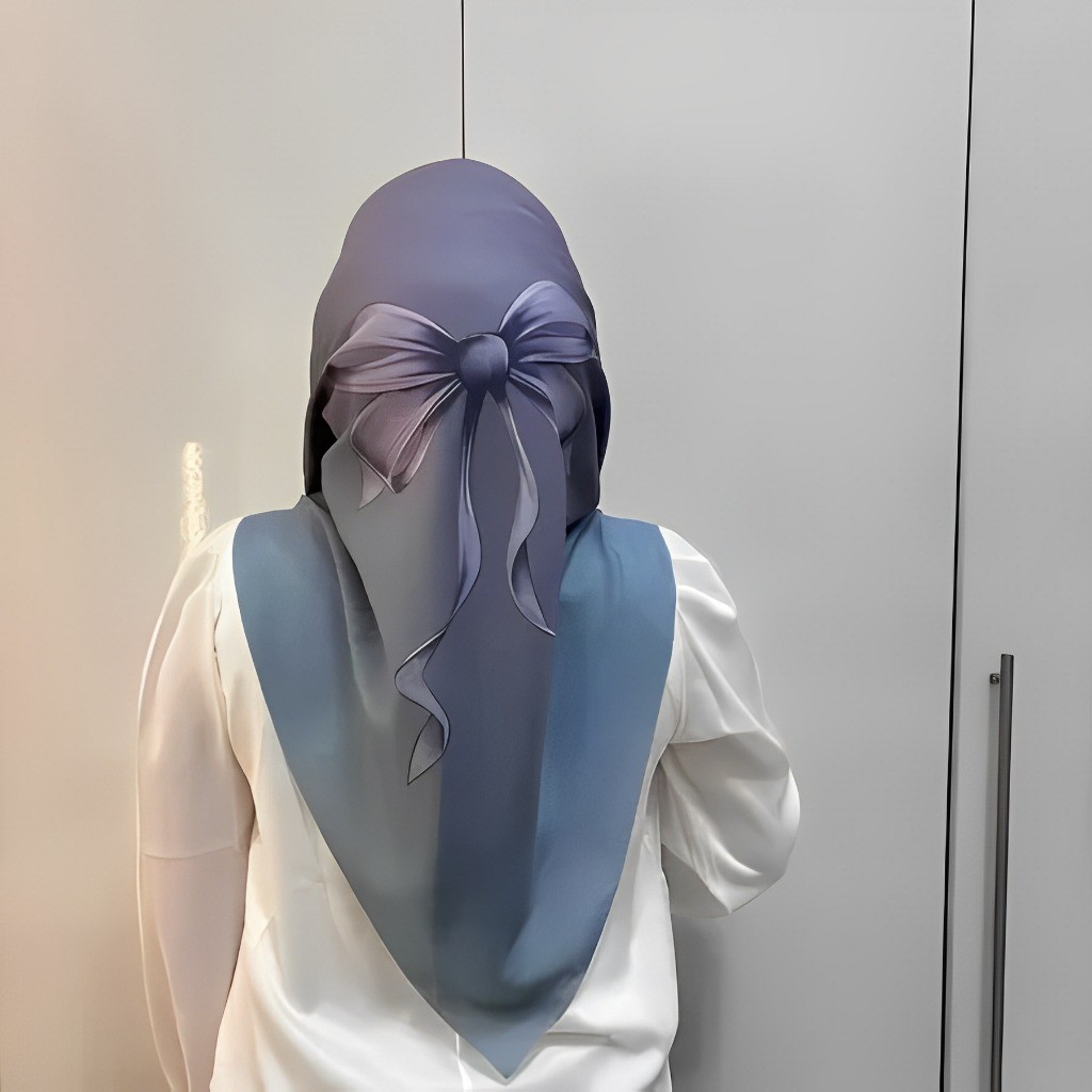 promo terbatas Jilbab instan MOTIF printing jersey hijab instan