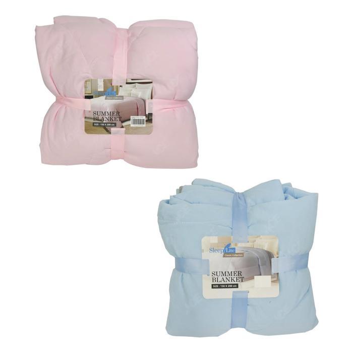 Selimut Bedcover Ace Hardware Sleep Lite Microfiber Bed cover - Biru Muda