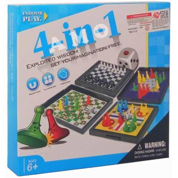 4IN1 FAMILY GAME S3303- MAINAN GAME KELUARGA
