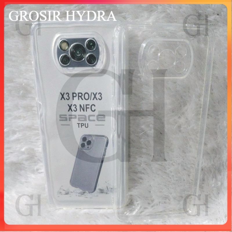BIG CASE / Casing Clear Tpu Poco X3/X3 Nfc/X3 Pro SoftCase Bening