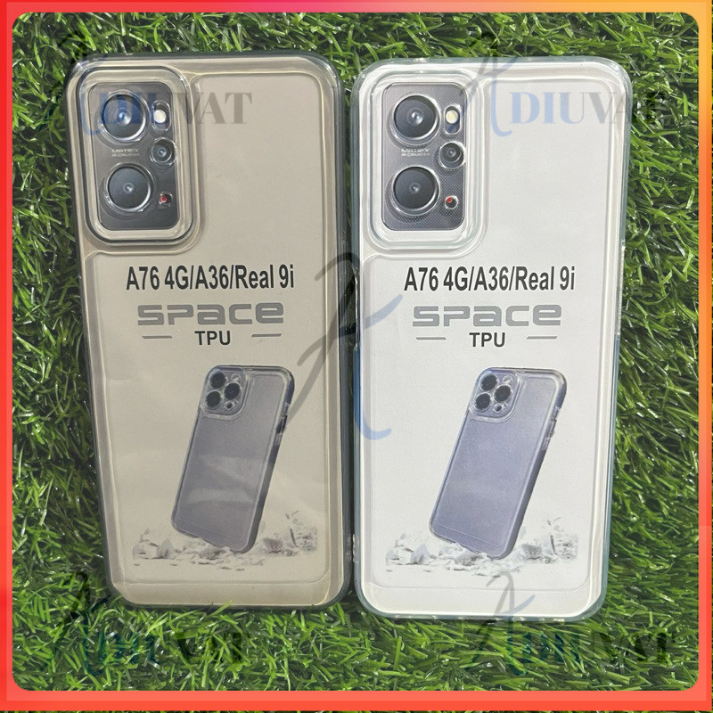 PROMO SoftCase Casing Clear Oppo A76 4G/A96 4G Silikon Bening Trasaparan TPU Space
