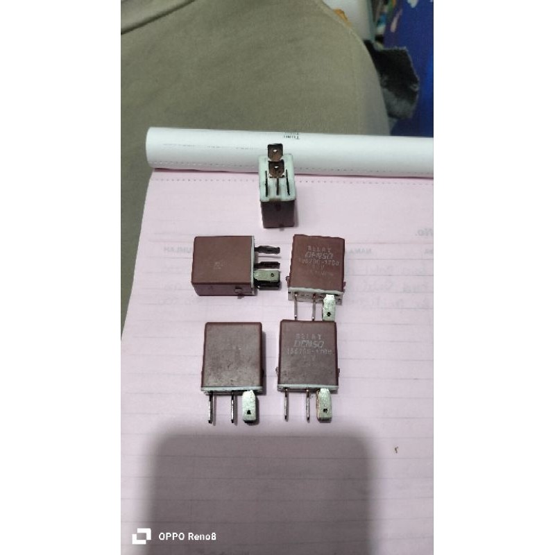 relay denso original kaki 5