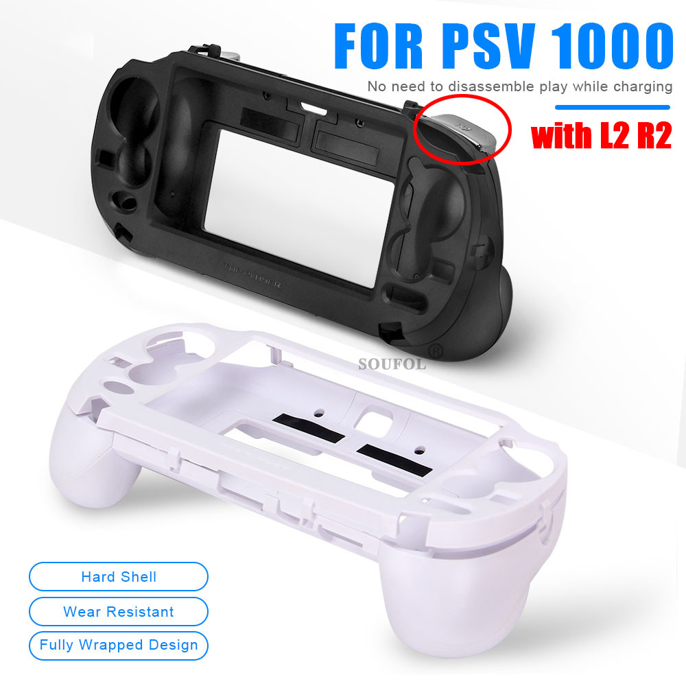 Replacement Hand Grip Joypad Stand Case with L2 R2 Trigger Button For PS VITA 1000PSV1000PS Vita1000