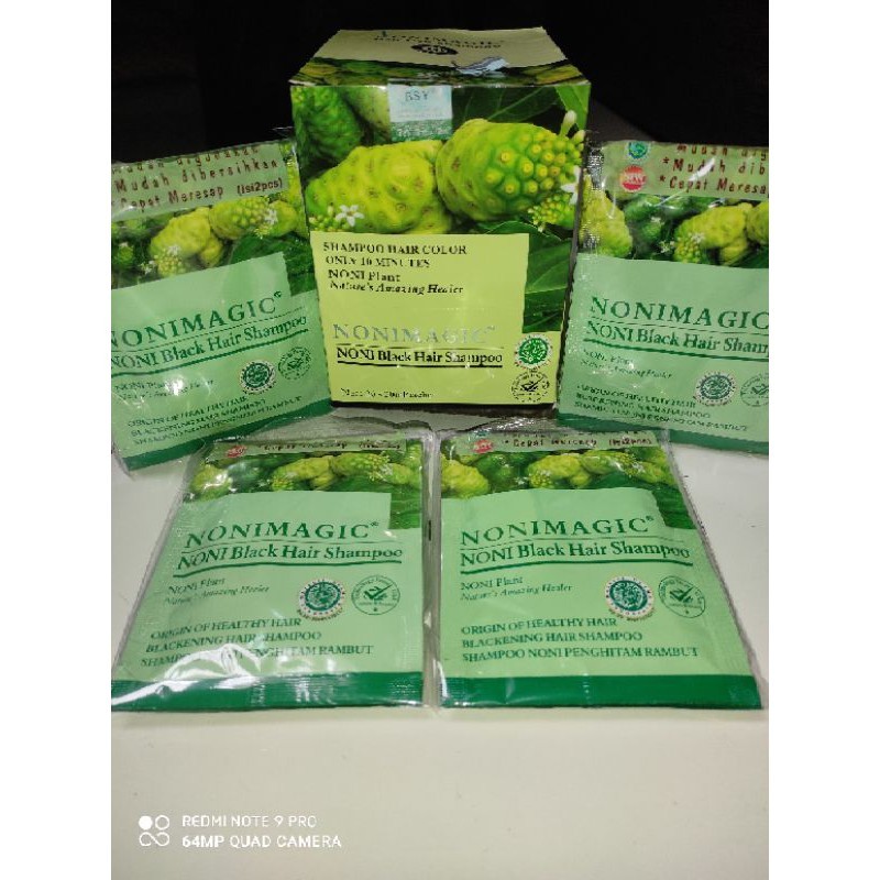 NONI BLACK HAIR MAGIC//NONI MAGIC BLACK HAIR SHAMPO PER 1SACHET