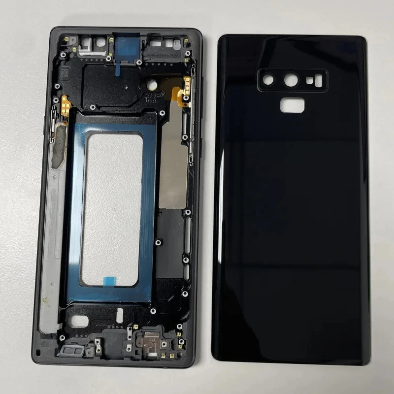 Middle Frame For Samsung Galaxy Note 9 N960 LCD Frame Battery Back Cover Phone Housing Bezel Parts