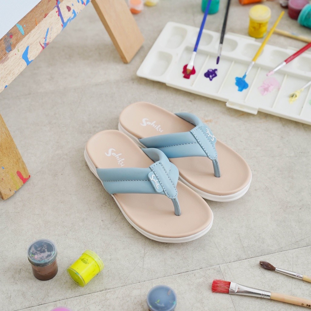 SAHIKU - Ava Sepatu Sandal Jepit Anak Perempuan || Sandal Anak Casual Sandal Anak cewek