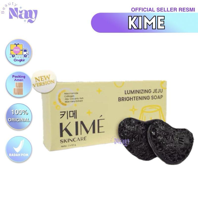 BEAUTYBY.NADS | KIME LUMINIZING JEJU BRIGHTENING SOAP KIME SKINCARE SABUN BATANG DAPAT 2PCS SABUN MA