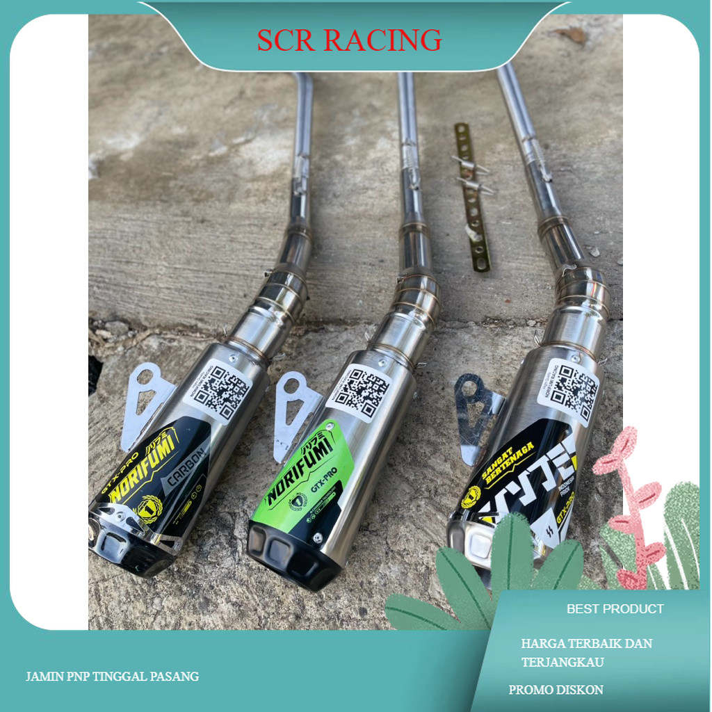 Knalpot norifumi gtx bebek Jupiter Vega Kharisma Supra Revo Blade dll