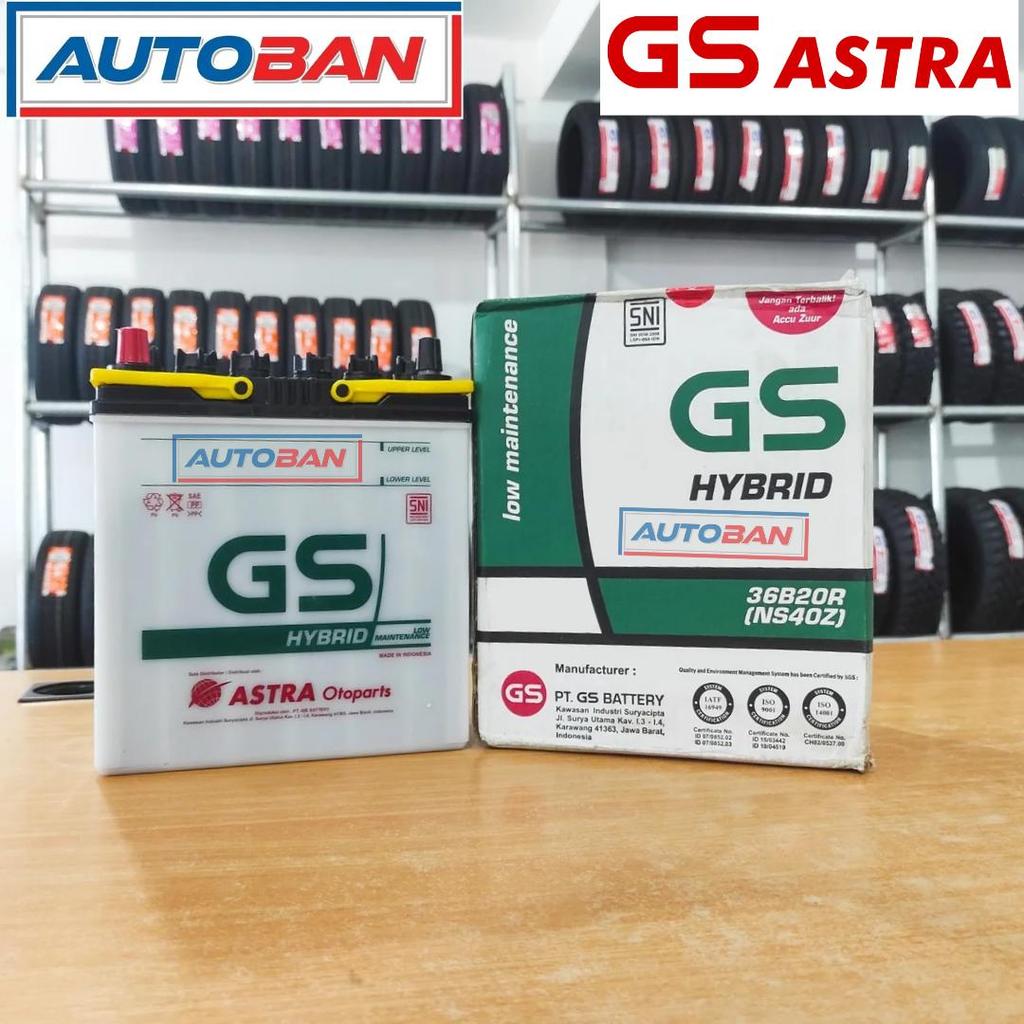 AKI BASAH GS ASTRA HYBRID NS40Z ORIGINAL