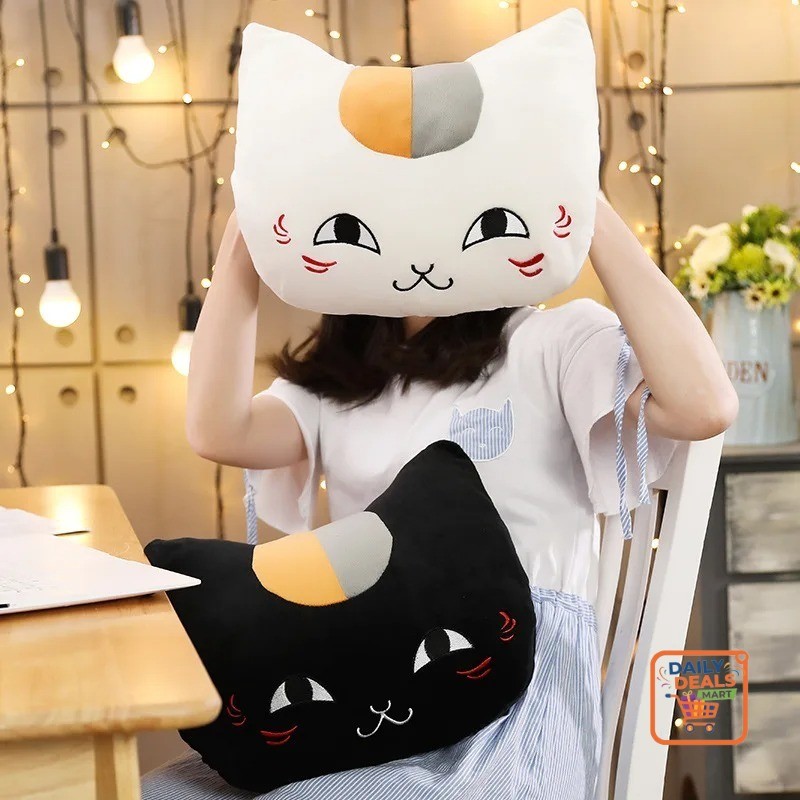 Promo Bantal Boneka Mewah Nyanko Sensei Penghangat Tangan Buku Teman Natsume Boneka Berbulu Kucing K
