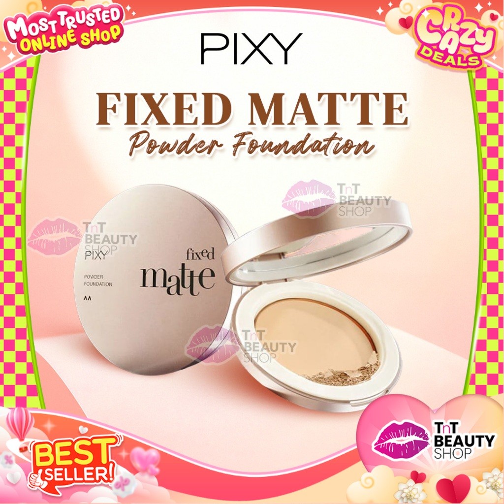 PIXY Fixed Matte Powder Foundation UltiMATTE Power Cover Formula | TnT Beauty Shop