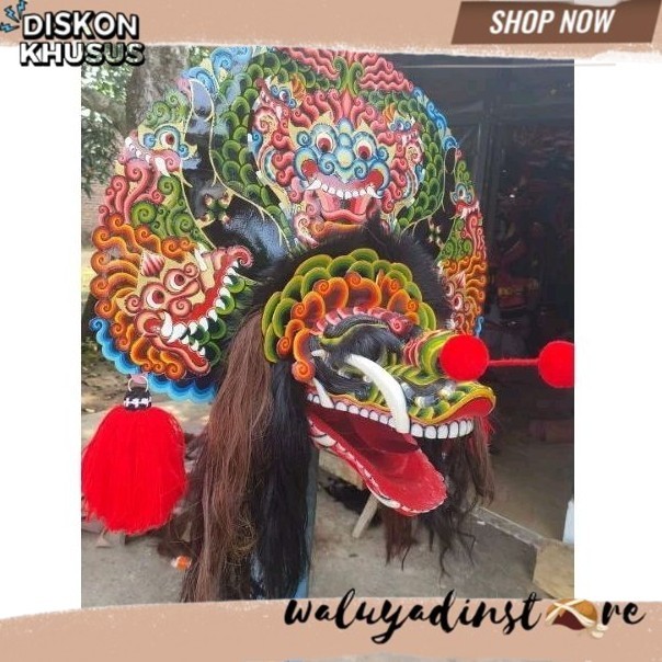 WLY NEW ARRIVAL Mainan tradisional Barongan telon|Barongan devil|barongan anak|Barongan dewasa|Baron